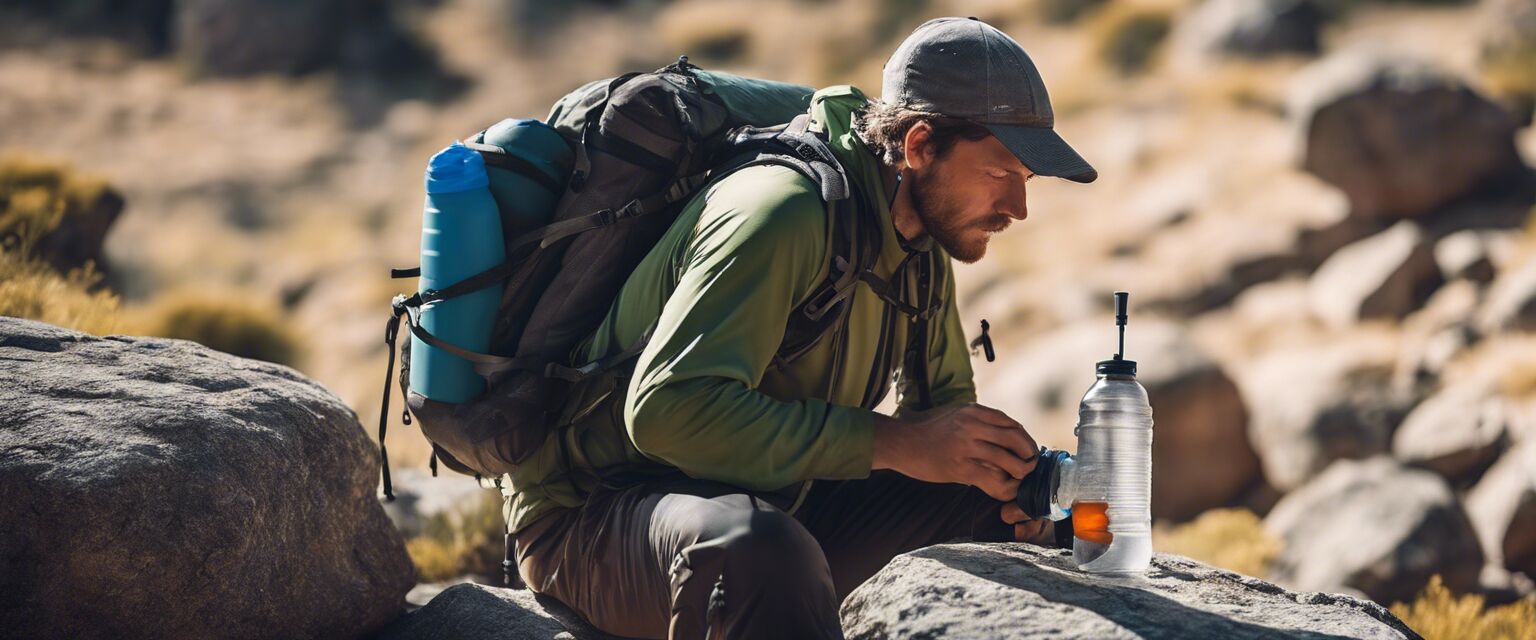 Backpacker Hydrating Image