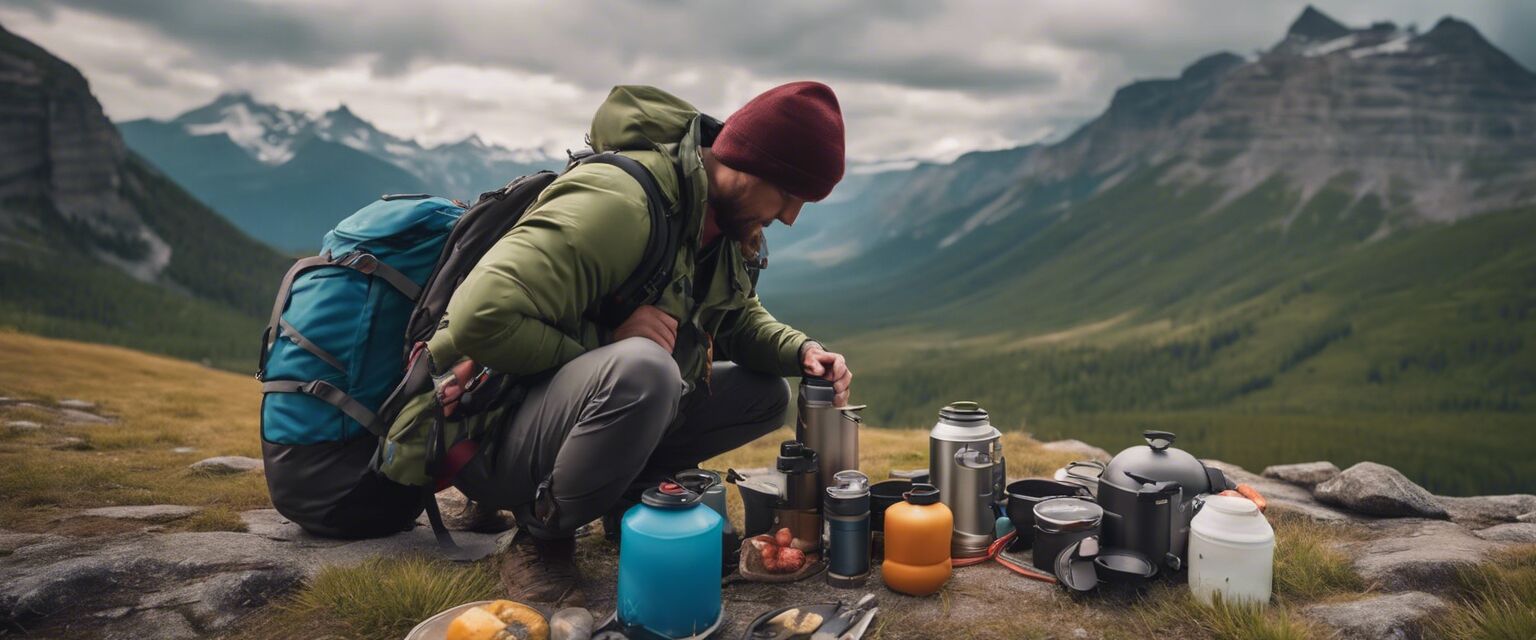 Backpacking cooking gear