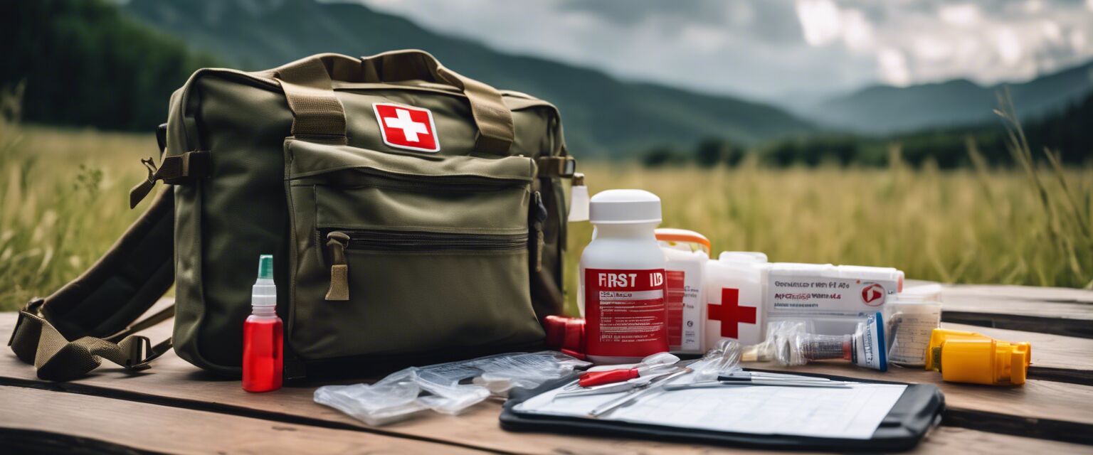 First aid kit checklist